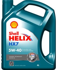 SHELL Helix HX7 5W-40 4L EURO