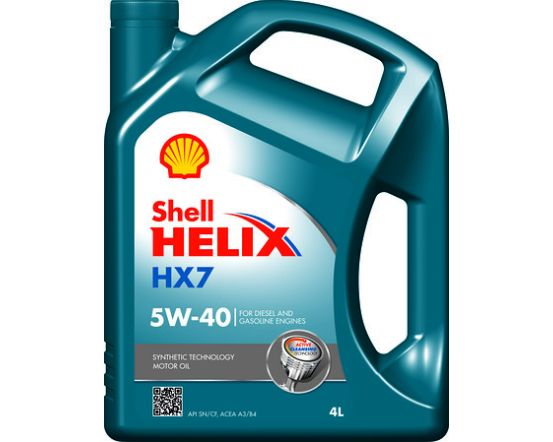 SHELL Helix HX7 5W-40 4L EURO