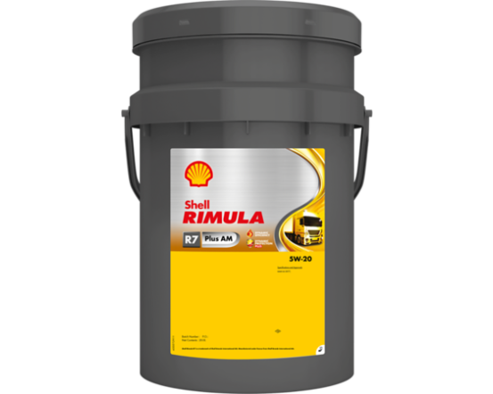 SHELL Rimula R7 Plus AM 5W-20 20L
